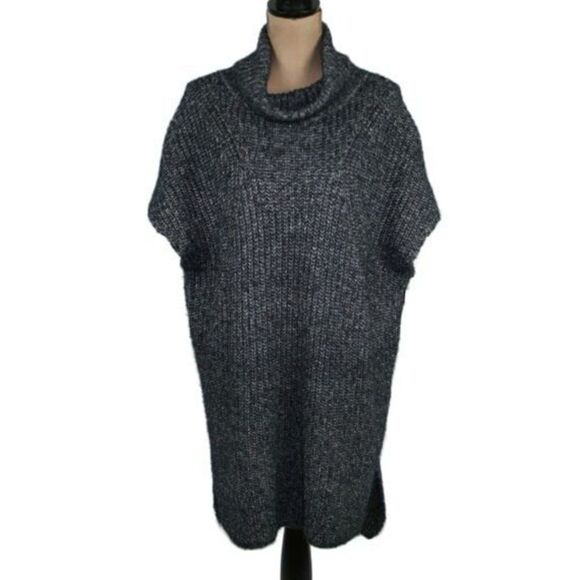 ✨FRENCH CONNECTION Longline Vest Turtleneck Pullover✨ - Picture 1 of 6